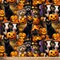 Halloween Friends Cotton Fabric| By the Yard | Sewing and Crafting | 44 inches wide